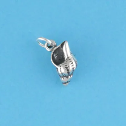 Microsculptures 0293 Triton Shell Silver Charm