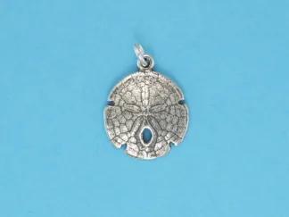 Microsculptures 0299 Sand Dollar Silver Charm-Medium