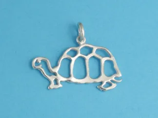Microsculptures 0003 Tortoise Silver Charm