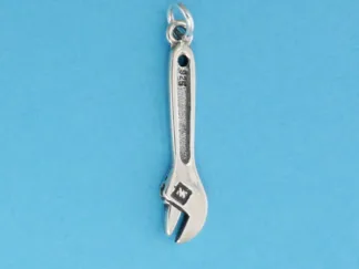 Microsculptures 0303 Adjustable Wrench Silver Charm