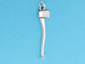 Microsculptures 0304 Axe Silver Charm