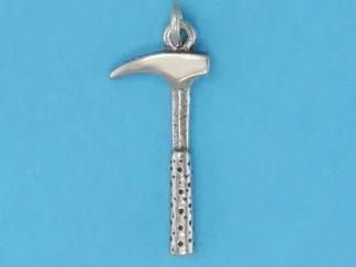 Microsculptures 0305 Rock Hammer Silver Charm