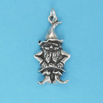 Microsculptures 0311 Gnome Silver Charm