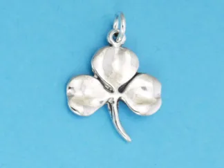 Microsculptures 0319 Shamrock Silver Charm