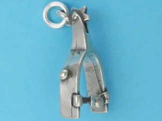 Microsculptures 0324 Spur Silver Charm