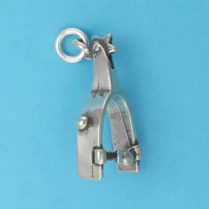 Microsculptures 0324 Spur Silver Charm