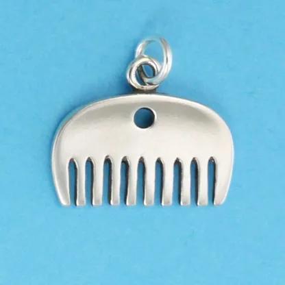 Microsculptures 0330 Mane Comb Silver Charm