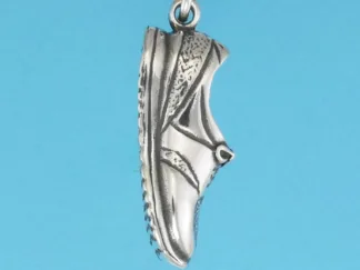 Microsculptures 0339 Running Shoe Silver Charm