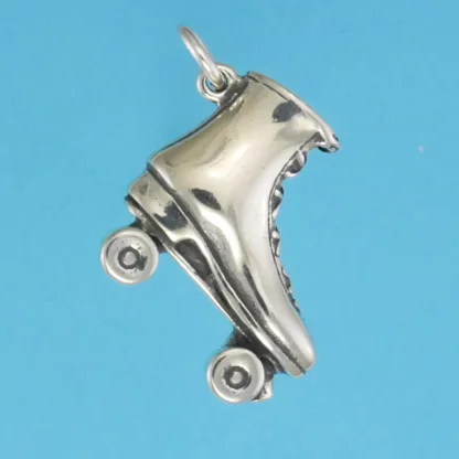 Microsculptures 0340 Roller Skate Silver Charm