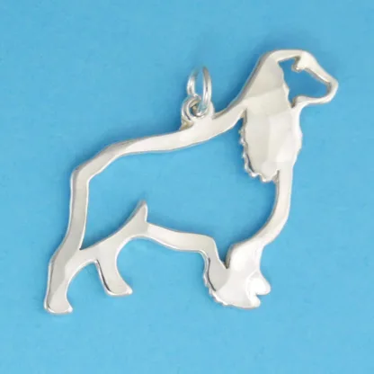 Microsculptures 0434 Spaniel Silver Charm