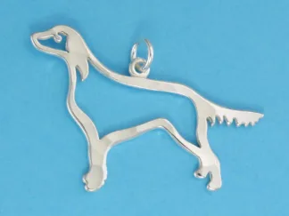 Microsculptures 0438 Setter Silver Charm