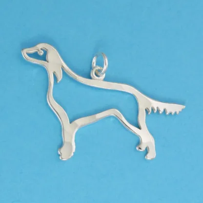 Microsculptures 0438 Setter Silver Charm