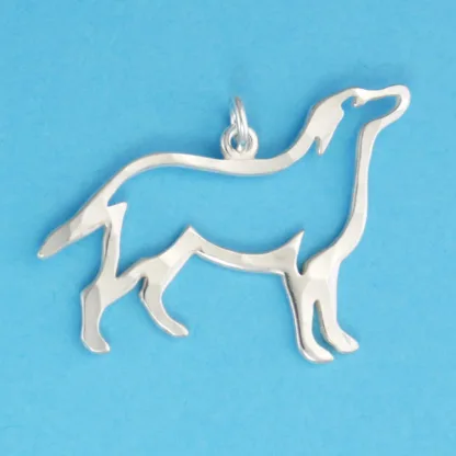 Microsculptures 0445 Labrador Retriever Silver Charm