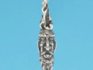 Microsculptures 0453 Wizard Silver Charm