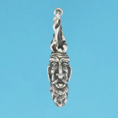 Microsculptures 0453 Wizard Silver Charm