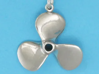 Microsculptures 0462 Boat Propeller Silver Charm-Large