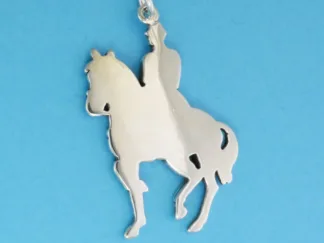 Microsculptures 0471 Piaffe Silver Pendant