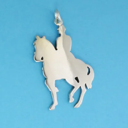 Microsculptures 0471 Piaffe Silver Pendant