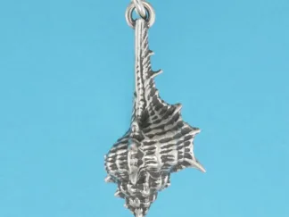 Microsculptures 0496 Murex Shell Silver Charm