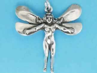 Microsculptures 0523 Fairy Silver Charm