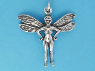 Microsculptures 0524 Pixie Silver Charm
