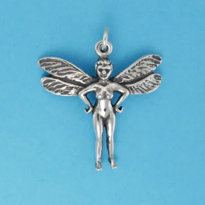 Microsculptures 0524 Pixie Silver Charm