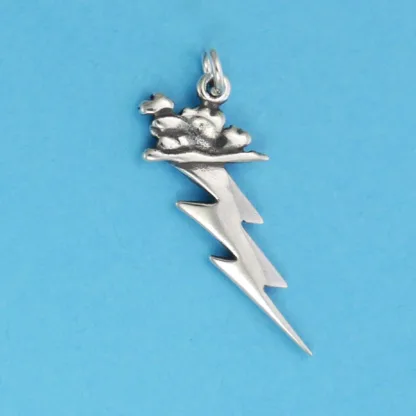 Microsculptures 0534 Stormy Weather Silver Charm
