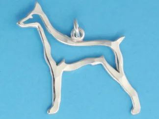 Microsculptures 0541 Doberman Pinscher Silver Charm