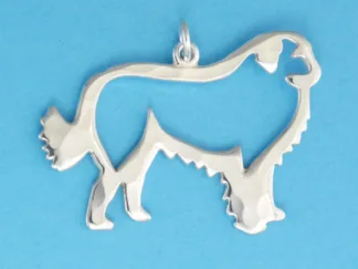 Microsculptures 0543 Great Pyrenees Silver Charm
