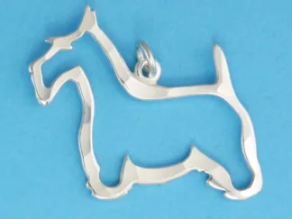 Microsculptures 0547 Scottish Terrier Silver Charm