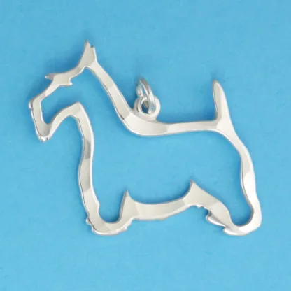 Microsculptures 0547 Scottish Terrier Silver Charm