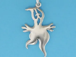 Microsculptures 0559 Ghost Silver Charm