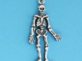 Microsculptures 0560 Skeleton Silver Charm