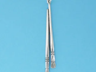 Microsculptures 0580 Paint Brushes Silver Pendant