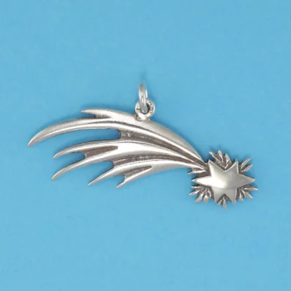 Microsculptures 0591 Shooting Star Silver Charm