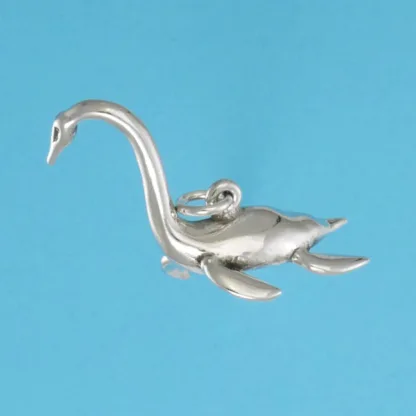 Microsculptures 0613 Plesiosaurus Silver Charm