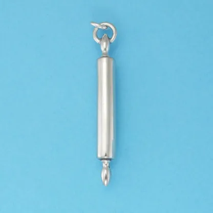 Microsculptures 0644 Rolling Pin Silver Charm