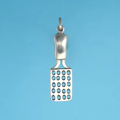 Microsculptures 0648 Cheese Grater Silver Charm