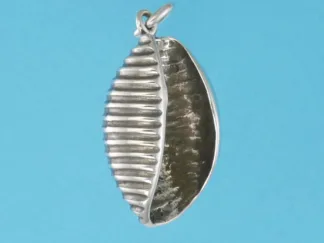 Microsculptures 0653 Pasta Shell Silver Charm