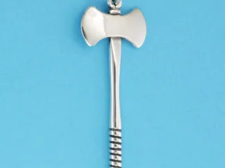 Microsculptures 0670 Axe Silver Charm