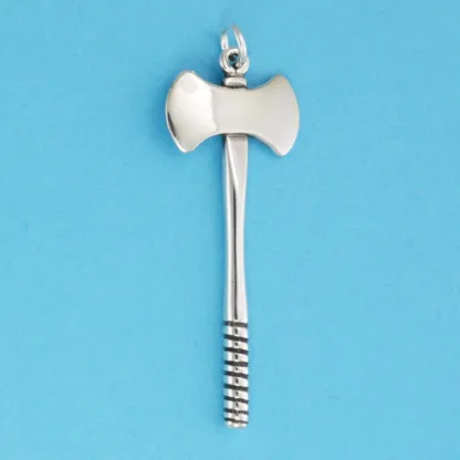 Microsculptures 0670 Axe Silver Charm