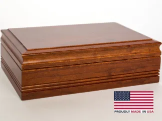 WoodTop Cannbisdor, Medium Cannabis Humidor Heritage Cherry
