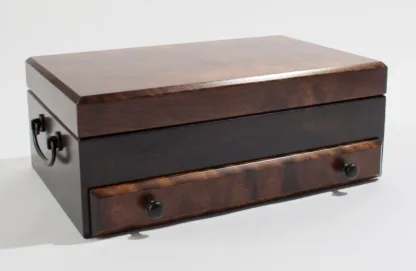Exotic, Flaming Amish Birch, 1-Drawer Jewelry Chest
