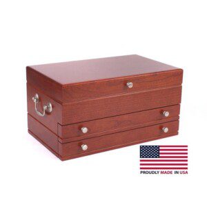 First Lady, 2-Drawer Jewelry Chest Heritage Cherry