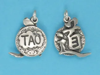 Microsculptures 1004 Tao Kanji Silver Charm