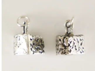 Microsculptures 1456 Blue Cheese Silver Charm