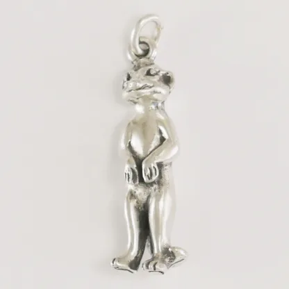 Microsculptures 1527 Meerkat Silver Charm