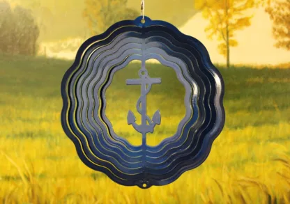 Dakota Steel Art 52052 8" Half Pint Anchor Blue Starlight