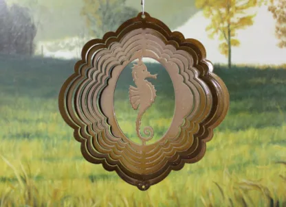 Dakota Steel Art 54055 8" Half Pint Seahorse Copper Starlight