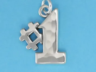 Microsculptures 0056 # One Silver Charm